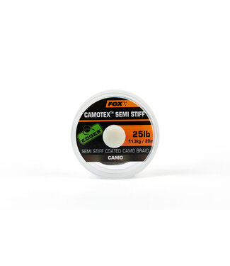 Fox Camostiff Semi Stiff - Semi Stiff Coated Camo Braid (20m)