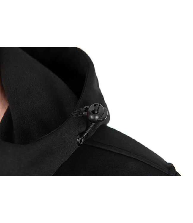 Fox Veste à Capuche Soft Shell Collection Noir-Orange