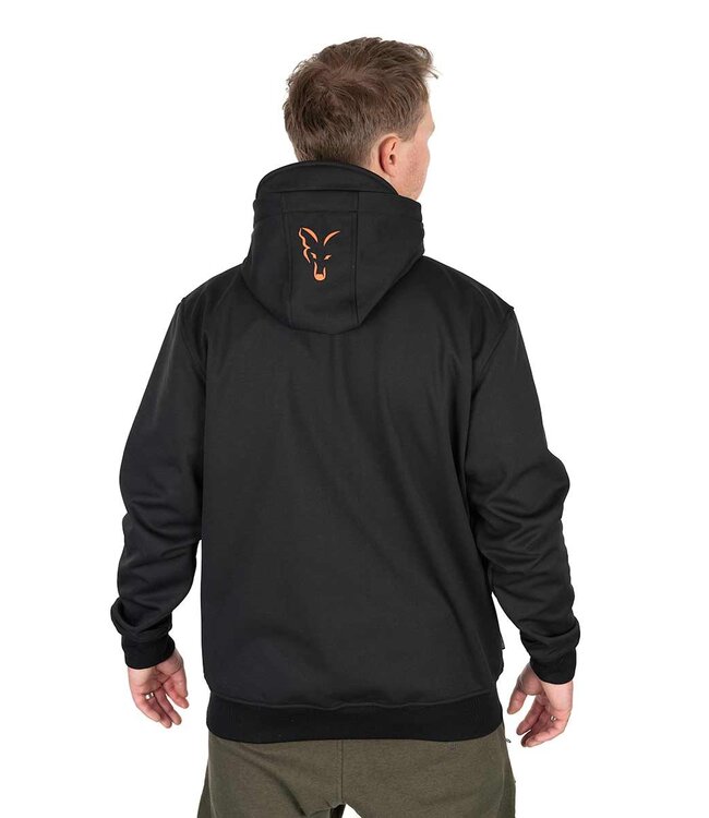 Fox Collection Black-Orange Soft Shell Jacket