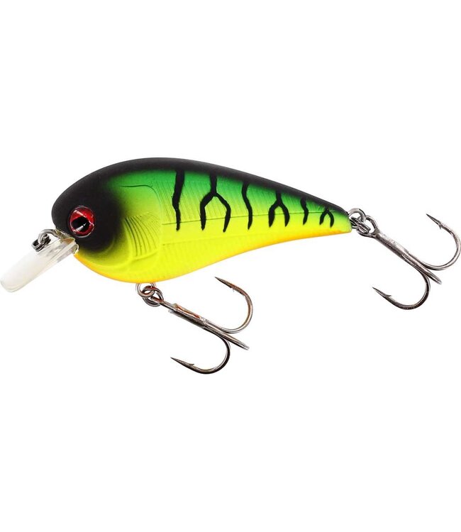 Westin Bassbite 1.5 Squarebill 6cm 13g Floating – Schwimmender Squarebill Crankbait mit Single Knocking Sound für Bass, Barsch und Hecht