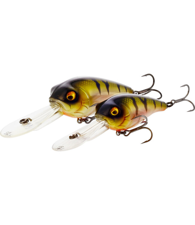 Westin Megabite DR Crankbait 6cm 19g Floating – Dieplopende Crankbait met Rattle en 3-4m Duikdiepte voor Baars, Snoekbaars en Snoek
