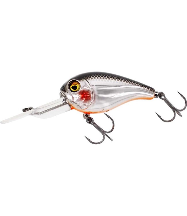 Westin Megabite DR Crankbait 6cm 19g Floating – Tieflaufender Crankbait mit Rattle und 3-4m Lauftiefe für Barsch, Zander und Hecht