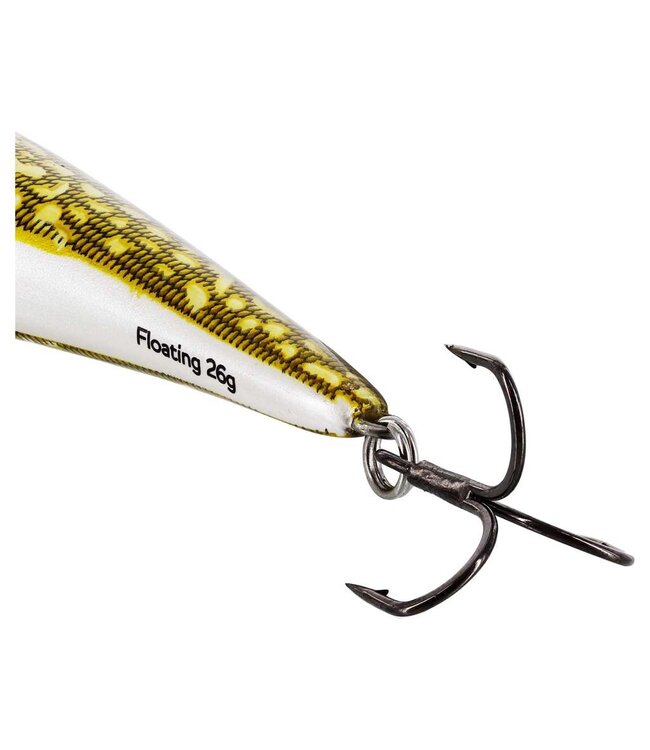 Westin Rawbite Crankbait 15cm 61g Low Floating – Grand Wobbler avec Rattle et Long Cast System pour Brochet, Sandre et Gros Carnassiers