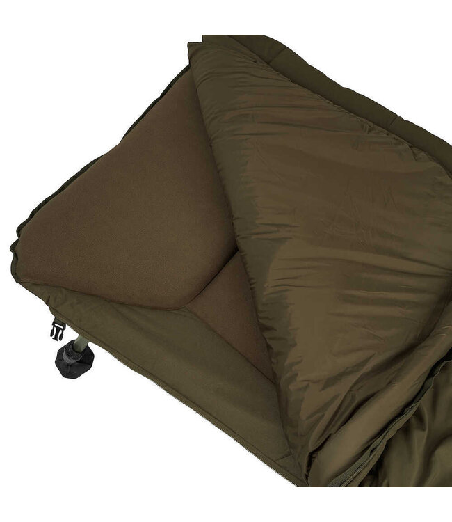 Avid Carp Revolve X System Xlarge – Sleep System Carpe Spacieux avec 8 Pieds Rocksteady, Matelas Foam et Dual Layer Duvet