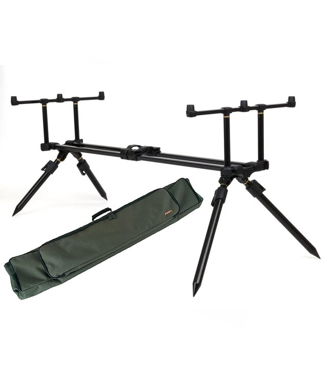 Fox Horizon Duo 3 Rod Pod  + Cases