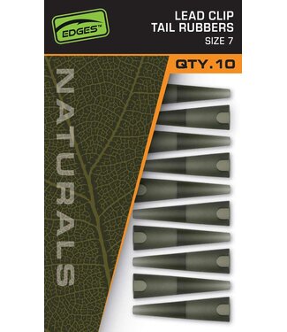 Fox Edges Lead Clip Tail Rubbers (10 pcs) taille 7