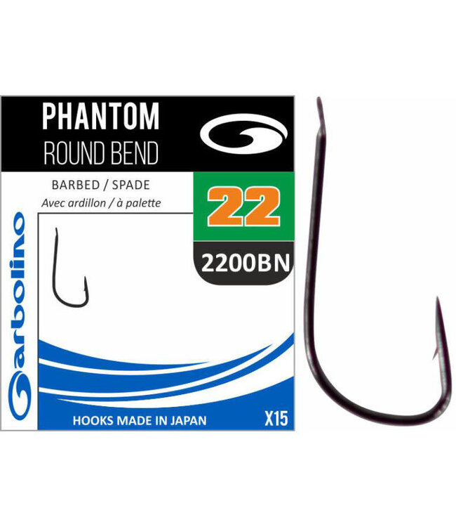 Garbolino Phantom Round Bend Spade - Barbed (15 pcs)