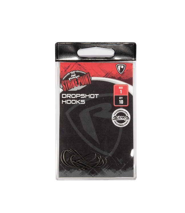 Fox Rage Strike Point Dropshot Hooks (10 pcs)