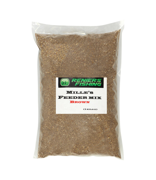 Reniers Fishing Mille’s Feedermix Brasem 1 kg – Speciaal Ontwikkeld Feedervoer voor Brasem, Feederkorf en Vaste Stok