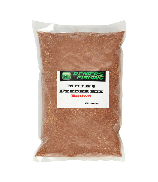 Reniers Fishing Mille’s Feedermix Brassen 1 kg – Speziell entwickeltes Feederfutter für Brassen, Futterkorb und Stipprute