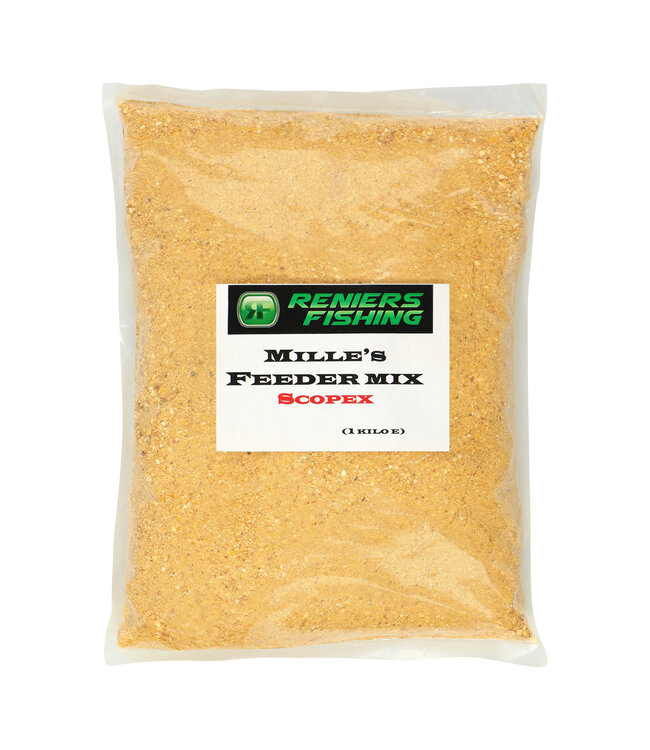 Reniers Fishing Mille’s Feedermix Brasem 1 kg – Speciaal Ontwikkeld Feedervoer voor Brasem, Feederkorf en Vaste Stok