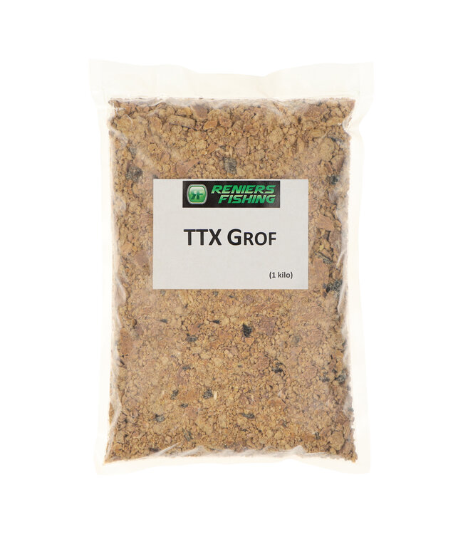 Reniers Fishing TTX Grof – Maïskiemkoek voor Brasemvoer en Voermixen – 1 kg / 3 kg