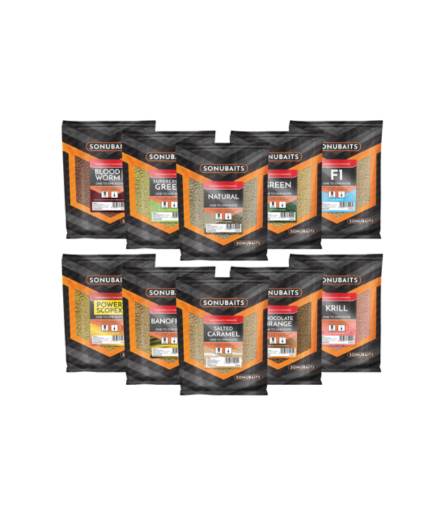 Sonubaits One to One Paste – Mix Pâte en Poudre avec Dosage 1:1 et Preston Innovations Paste Pot Offert