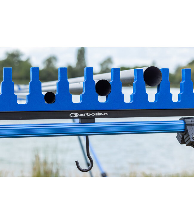 Garbolino Support Kit Silver 12 Posities – 4-Poots Kitsteun met Telescopische XXL Poten, Anti-Wind Foam en Vergrendeling