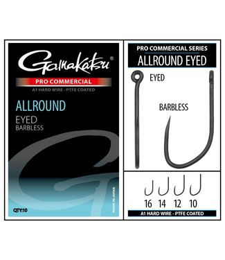 Gamakatsu Coarse Pro-C Allround A1 PTFE Oeillet - Sans Ardillon (10 pcs)