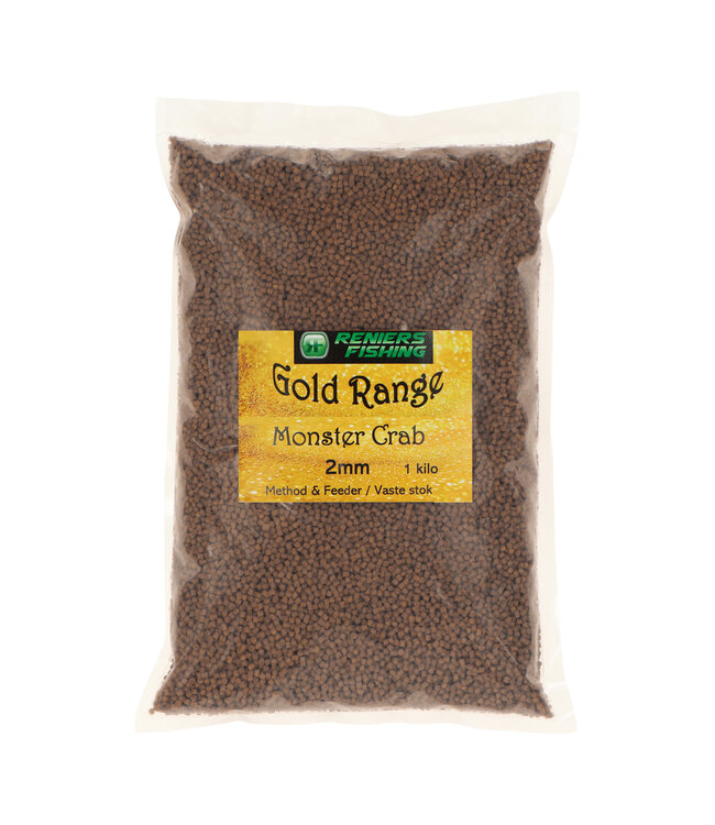 Reniers Fishing Gold Range Method & Feeder Pellets 2mm Flavoured