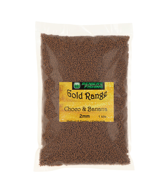 Reniers Fishing Gold Range Method & Feeder Pellets 2mm aromatisiert