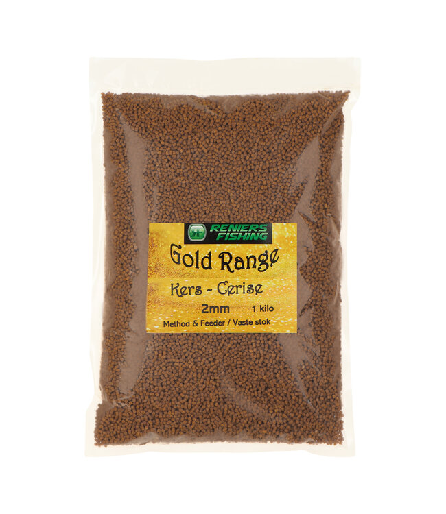 Reniers Fishing Gold Range Method & Feeder Pellets 2mm aromatisiert