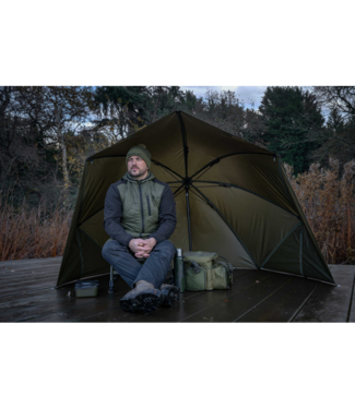 Korum Progress Graphite Brolly Shelter 50’’ – Brolly Léger 2.10m avec Côtés