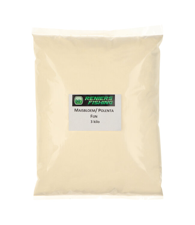 Reniers Fishing Maisbloem / Polenta Fijn – Zeer Fijne Polentabloem voor Voer, Boiliemixen en Maden – 1 kg / 3 kg / 5 kg