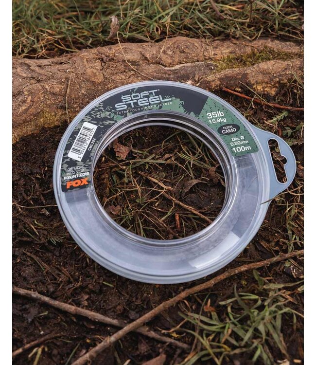 Fox Soft Steel Fleck Camo Leader