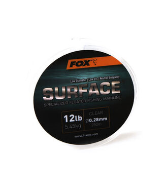 Fox Surface Floater Mainline Clear 250m 2lb - 0.28mm