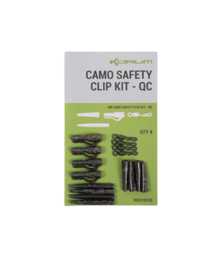 Korum Camo Safety Clip Kit Quick Change (4 pcs)