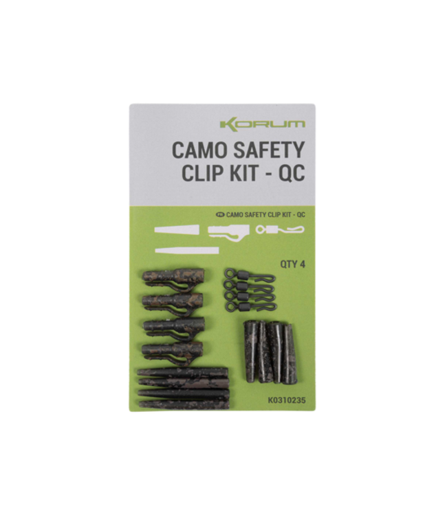 Korum Camo Safety Clip Kit Quick Change (4 pcs)