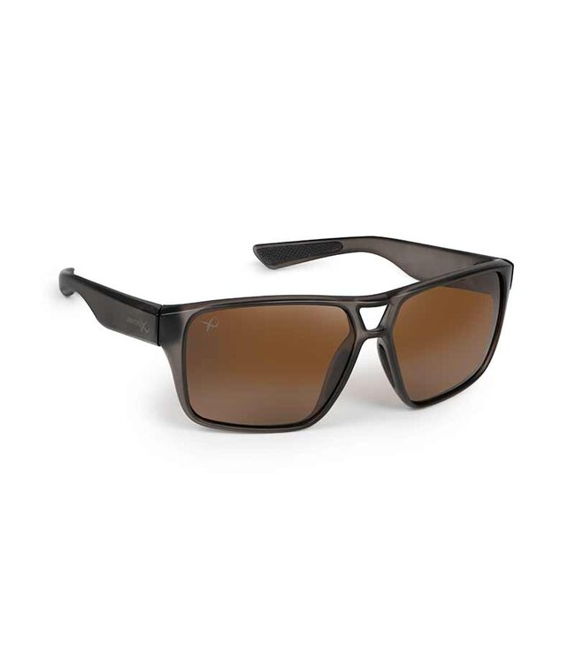 Matrix Polorised Sunglasses Casual Frosted Black - Brown