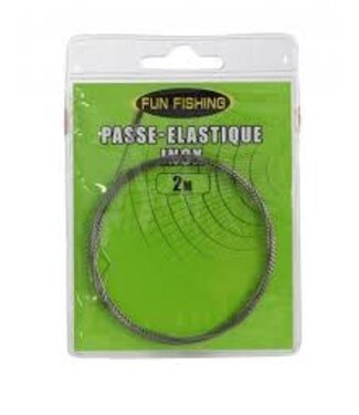 Fun Fishing Roestvrijstalen Elastiekdoorvoerder 2.00m