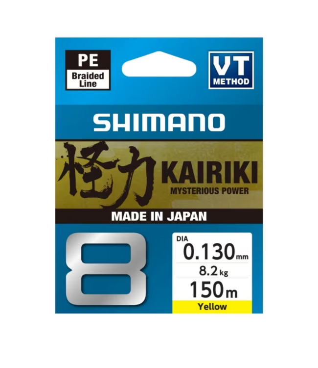 Shimano Kairiki 8 Yellow (150m)