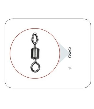 Nytro NTR Mixed Eye Mini Feeder Swivel 14