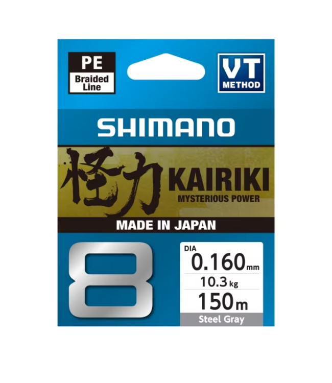 Shimano Kairiki 8 Steel Gray (150m)