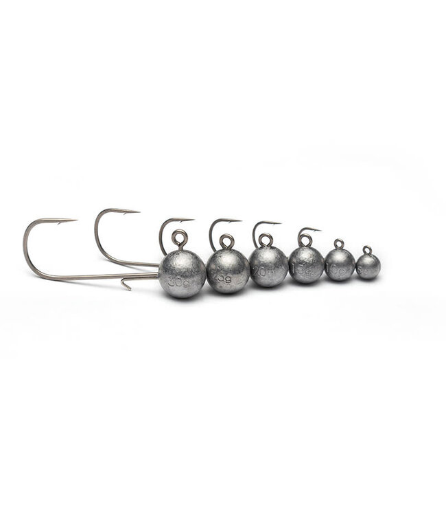 Fox Rage Jig Head X 5/0 – Heavy-duty jigkoppen voor softbaits, 3 stuks