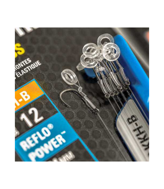 Preston KKH-B Banded Hair Rigs Barbless 10cm (8 pcs)