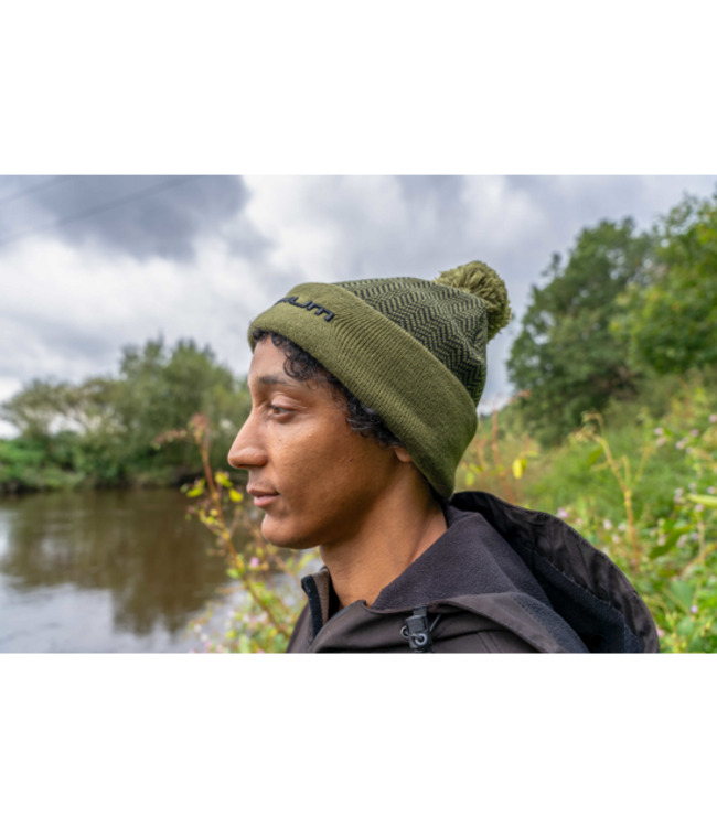 Korum Bonnet Beanie Thermique Noir-Olive