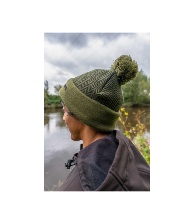 Korum Bonnet Beanie Thermique Noir-Olive