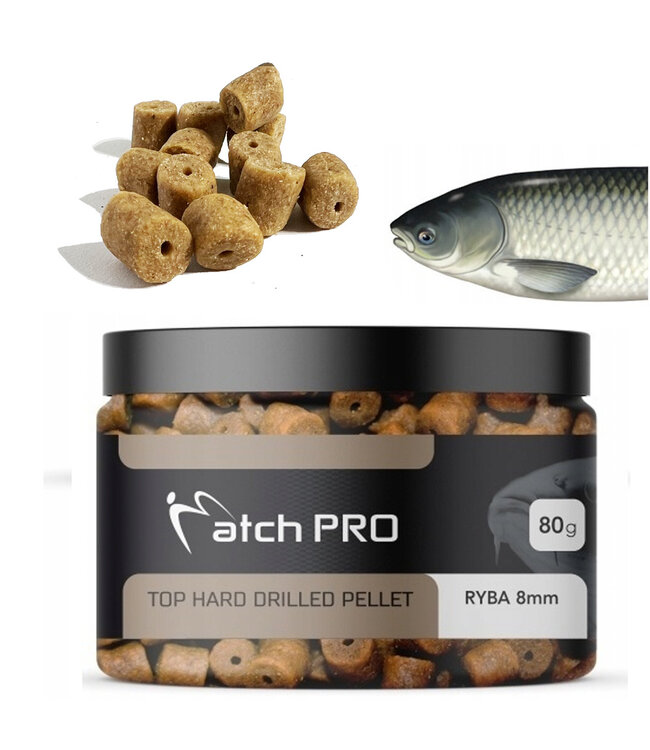 MatchPro Top Hard Drilled 8mm Pellet 80gr