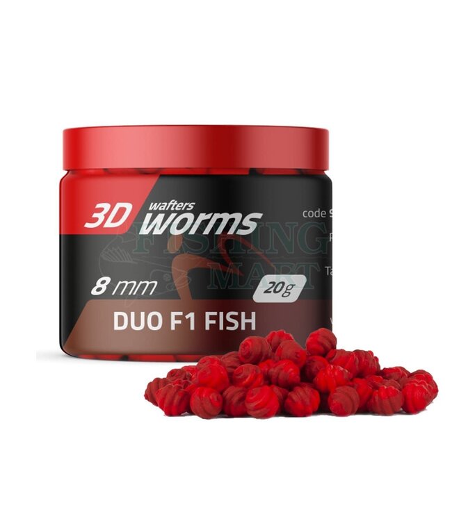 MatchPro 3D Worms Duo Wafters 8mm 20gr