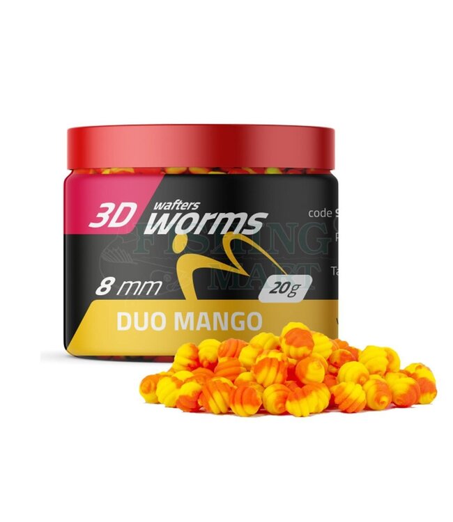 MatchPro 3D Worms Duo Wafters 8mm 20gr