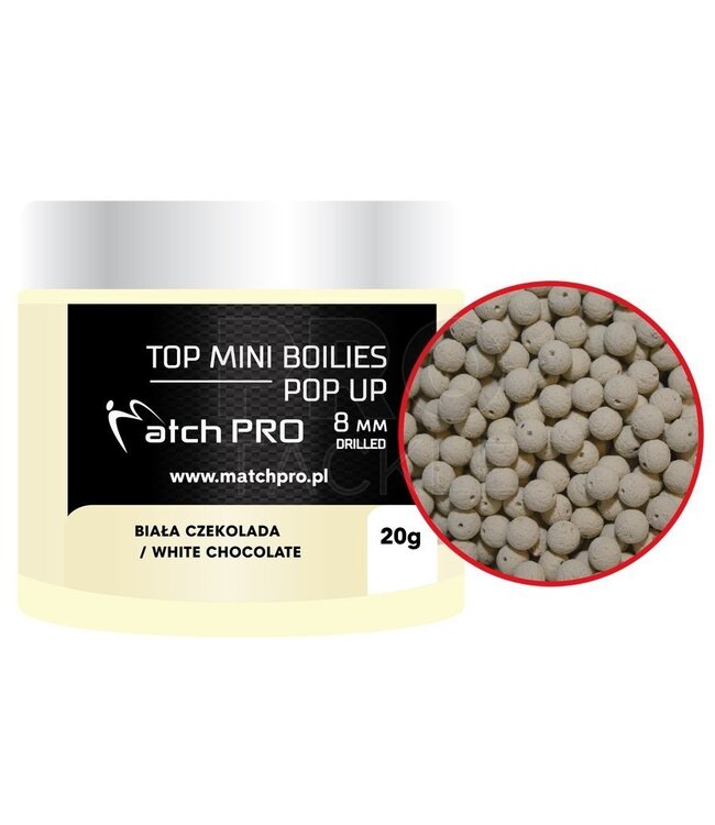 MatchPro Top Boilies Pre Drilled 8mm 25gr