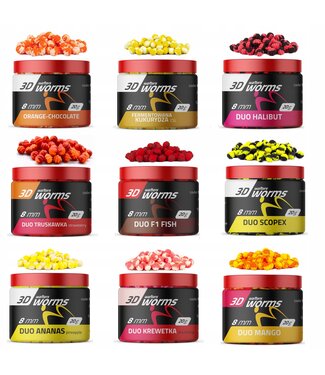 MatchPro 3D Worms Duo Wafters 12mm 20gr
