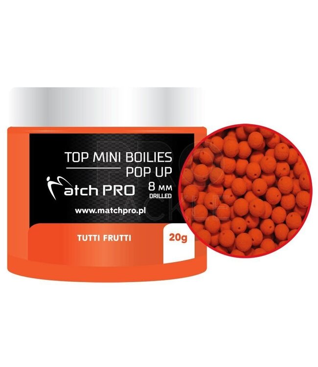 MatchPro Top Boilies Pre Drilled 8mm 25gr