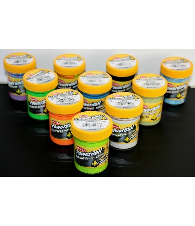 Berkley Powerbait Trout Bait Natural Scent Glitter Garlic (50 g)