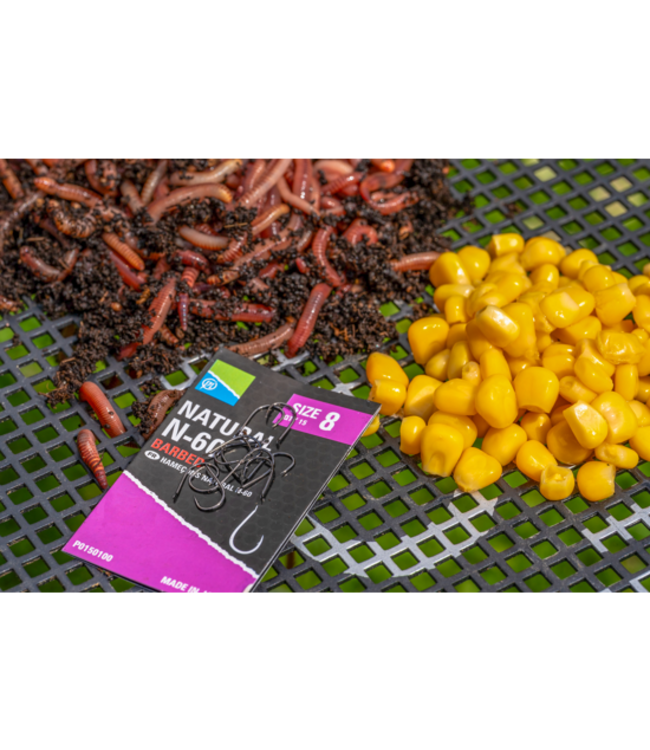 Preston Natural N-60 Spade - Barbed (15 pcs)