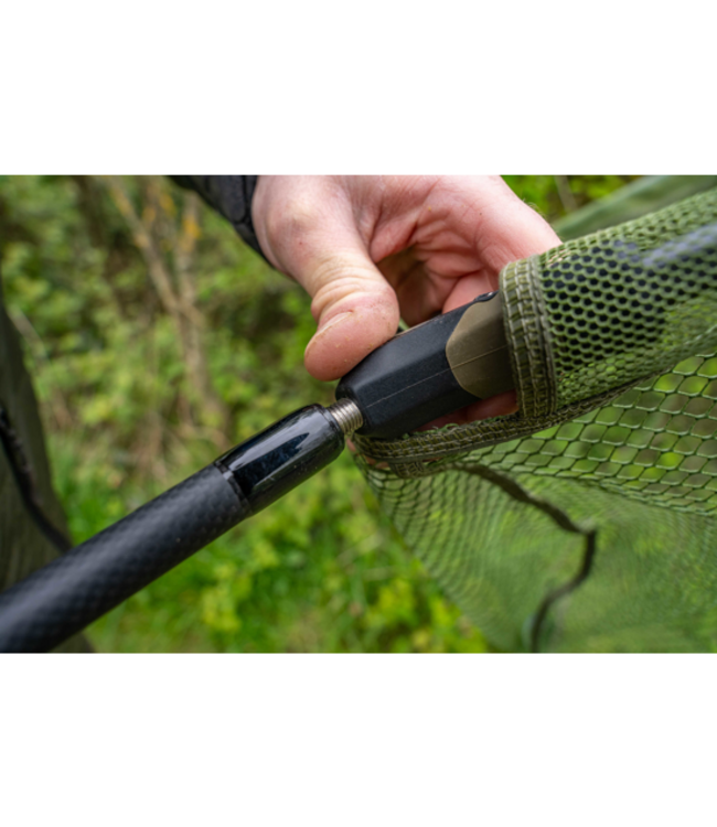 Korum Allrounder Multi Handle 3m – Manche d’Épuisette Specimen 2 Brins avec Filetage sur Chaque Section, Finition 3K Weave et Grip Shrink Wrap