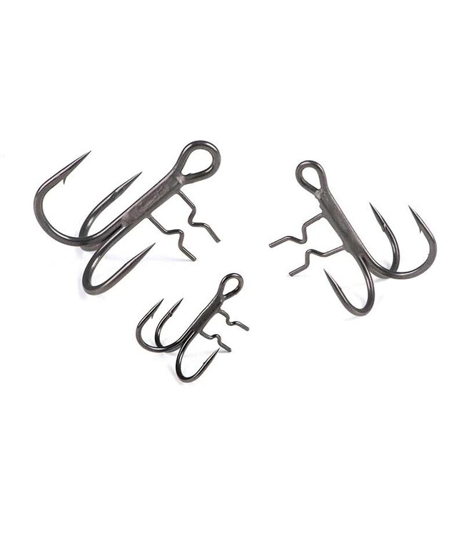 Fox Rage Strike Point Stinger Trebles – Drillinge mit integrierten Köderpins