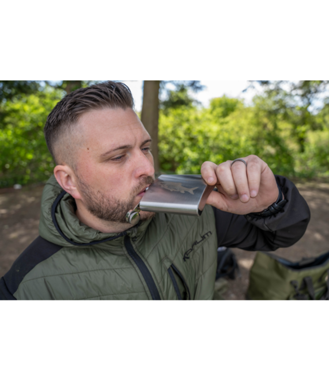 Korum Classic Hip Flask - Barbel 7oz