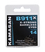 Kamasan B911X X-Strong Barbless Eyed (10 pcs)