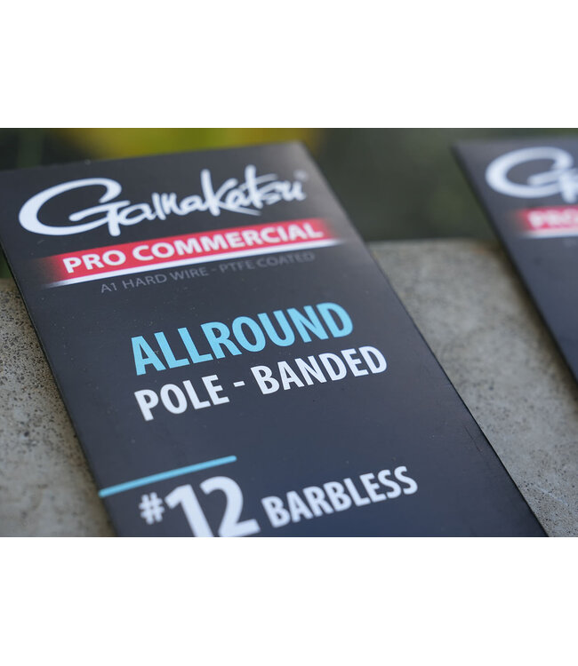 Gamakatsu Pro Commercial Allround Pole - Banded 15cm Barbless (8 pcs)